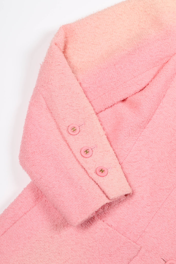 Vintage Chanel Pink Tweed Blazer