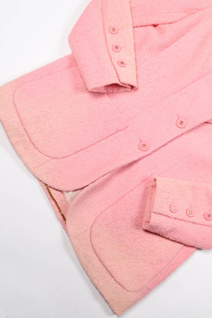 Vintage Chanel Pink Tweed Blazer