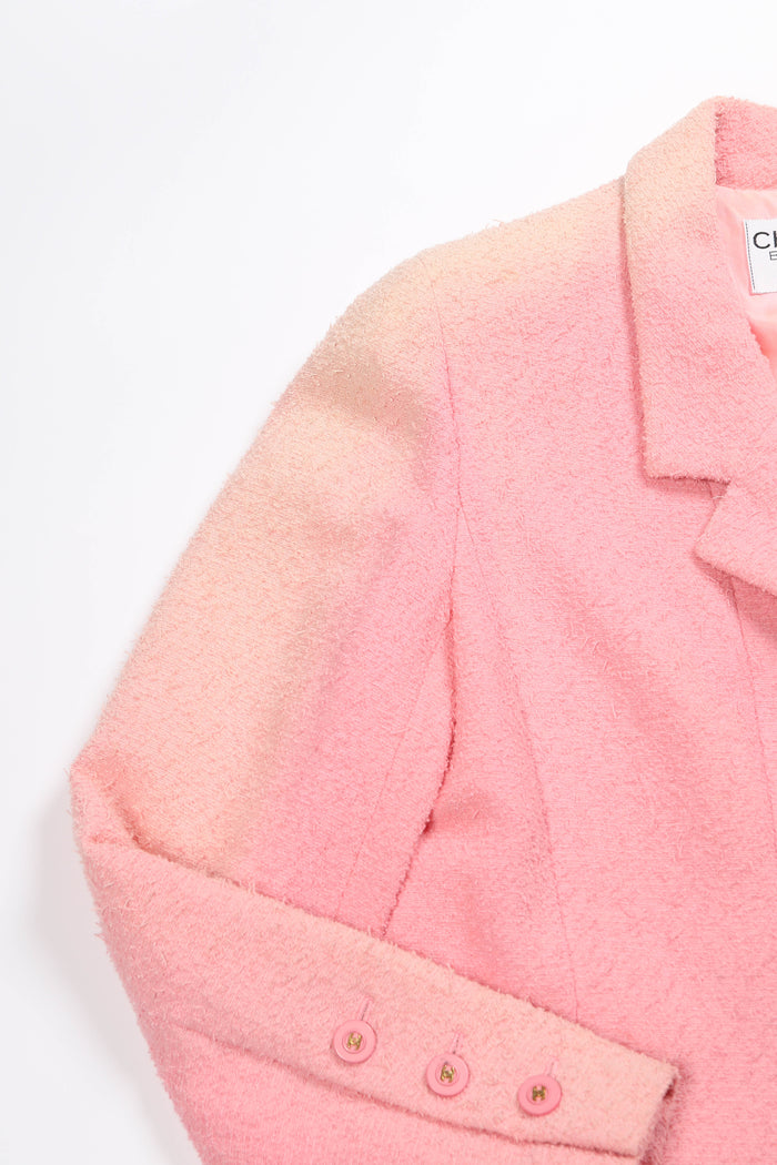 Vintage Chanel Pink Tweed Blazer