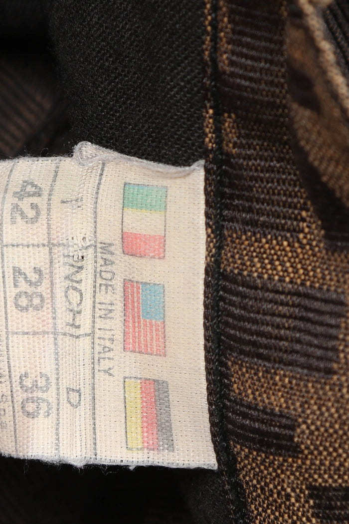 Vintage Fendi Zucca Print Jeans 28" Waist