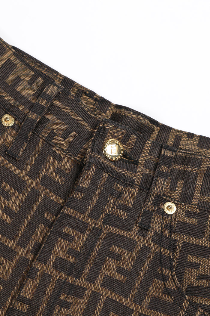 Vintage Fendi Zucca Print Jeans 29" Waist
