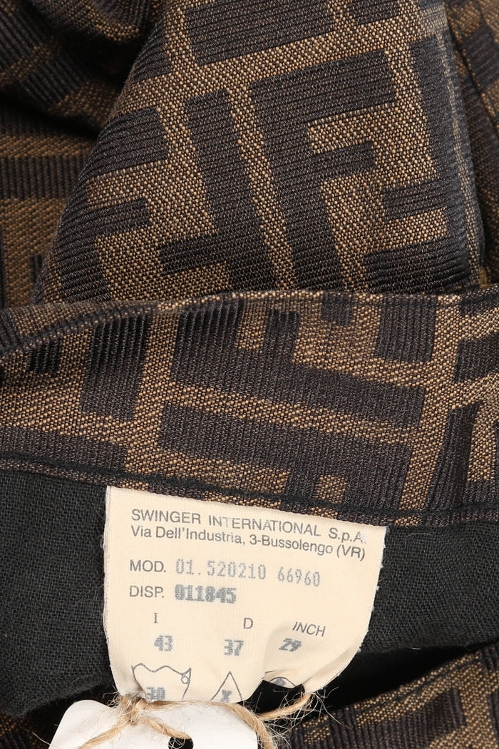 Vintage Fendi Zucca Print Jeans 29" Waist