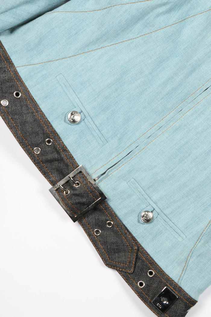 Vintage Christian Dior Denim Columbus Jacket FR 36 (UK 8)