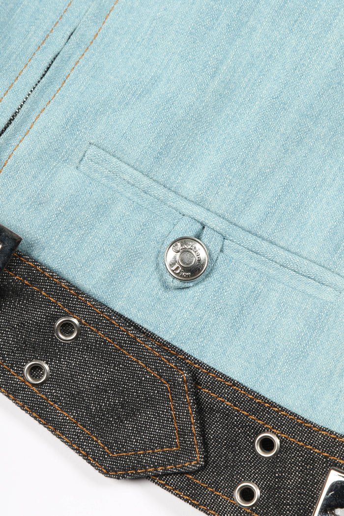 Vintage Christian Dior Denim Columbus Jacket FR 36 (UK 8)