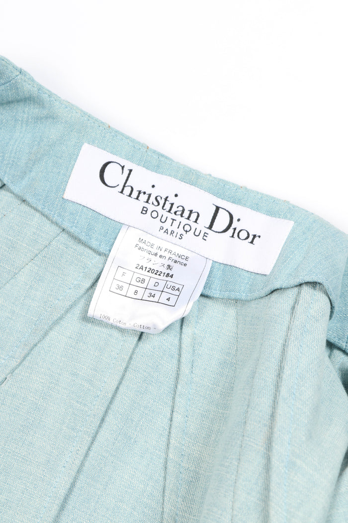 Vintage Christian Dior Denim Columbus Jacket FR 36 (UK 8)
