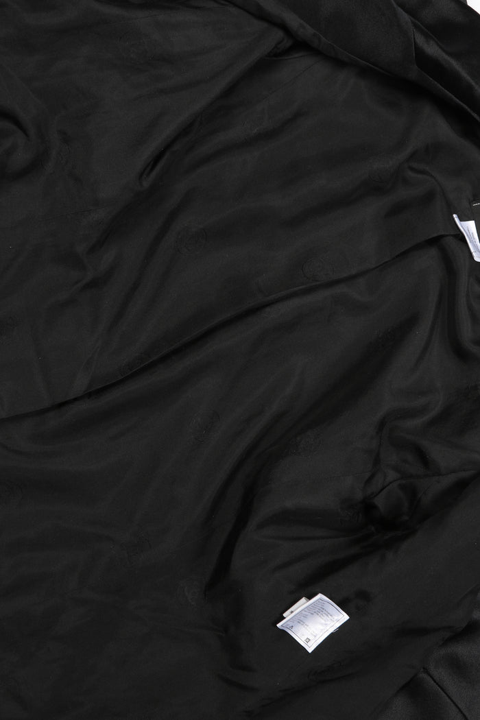 Vintage Chanel Black Silk Double Breasted Blazer FR 36 (UK 8)