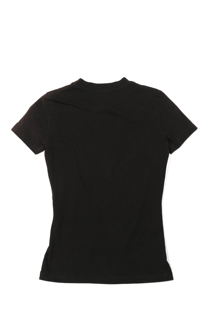 2000s Christian Dior Denim "Dior" Black T-shirt FR 36 (UK 8)