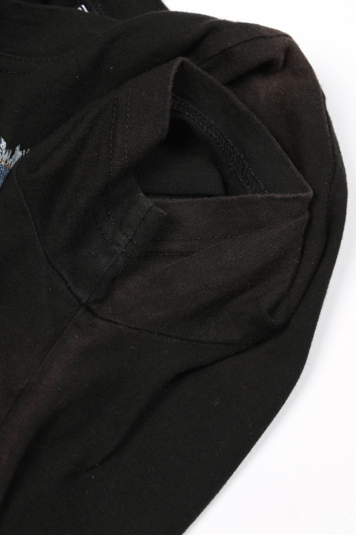 2000s Christian Dior Denim "Dior" Black T-shirt FR 36 (UK 8)