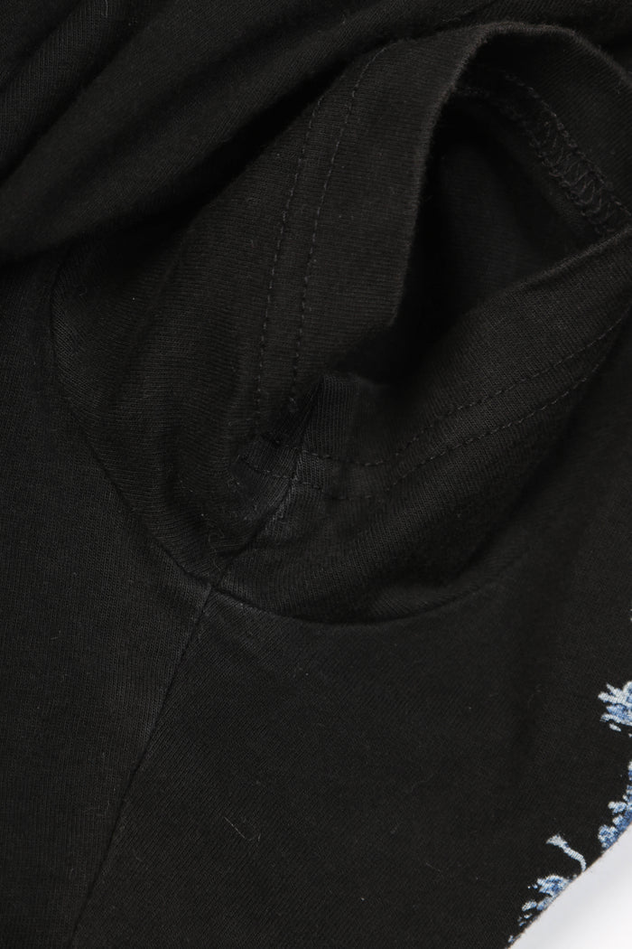 2000s Christian Dior Denim "Dior" Black T-shirt FR 36 (UK 8)