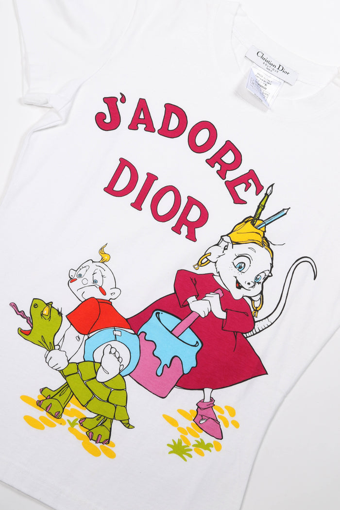 2000s Christian Dior Troll J'adore T-Shirt (UK 10)