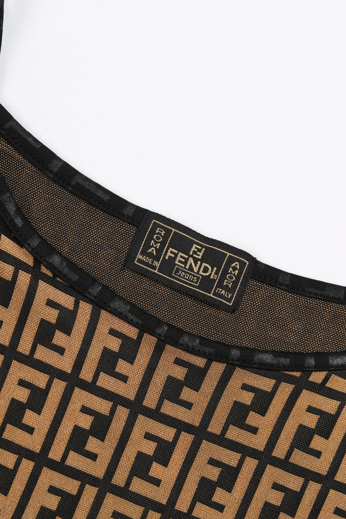 Vintage Fendi Zucca Dress