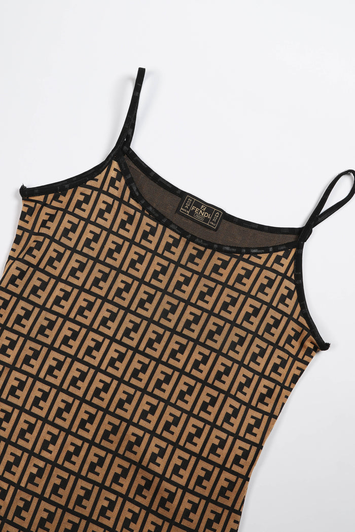 Vintage Fendi Zucca Dress