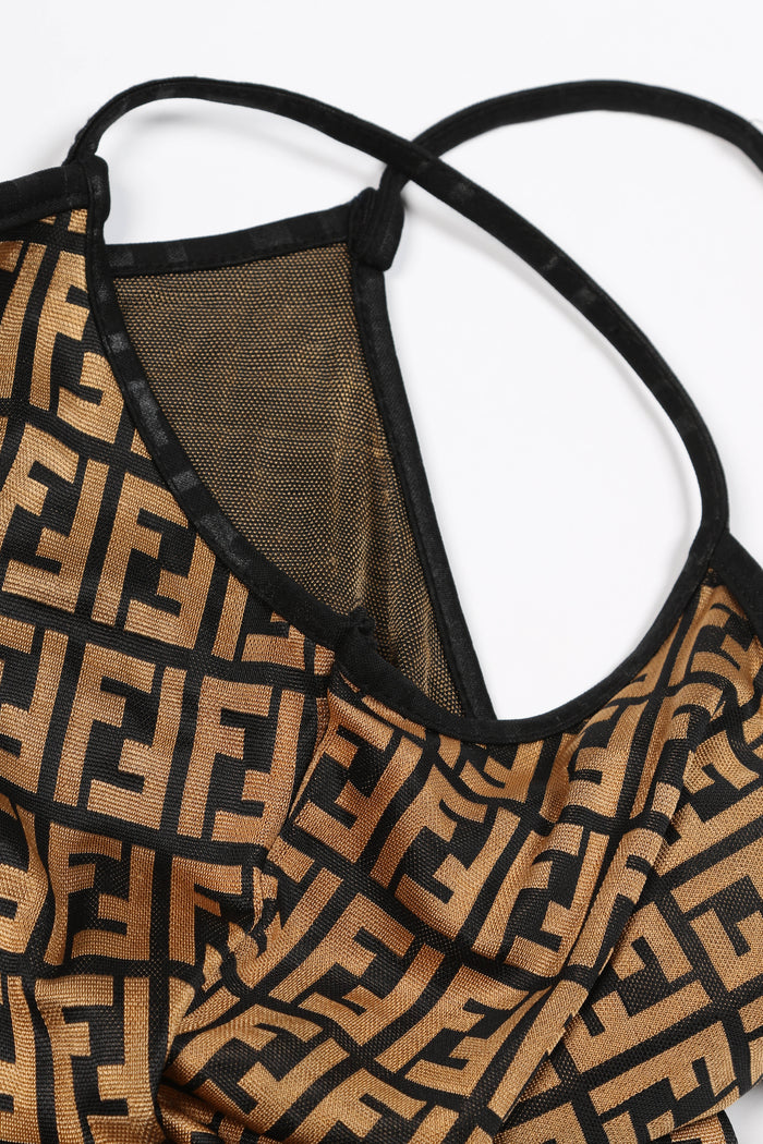 Vintage Fendi Zucca Dress