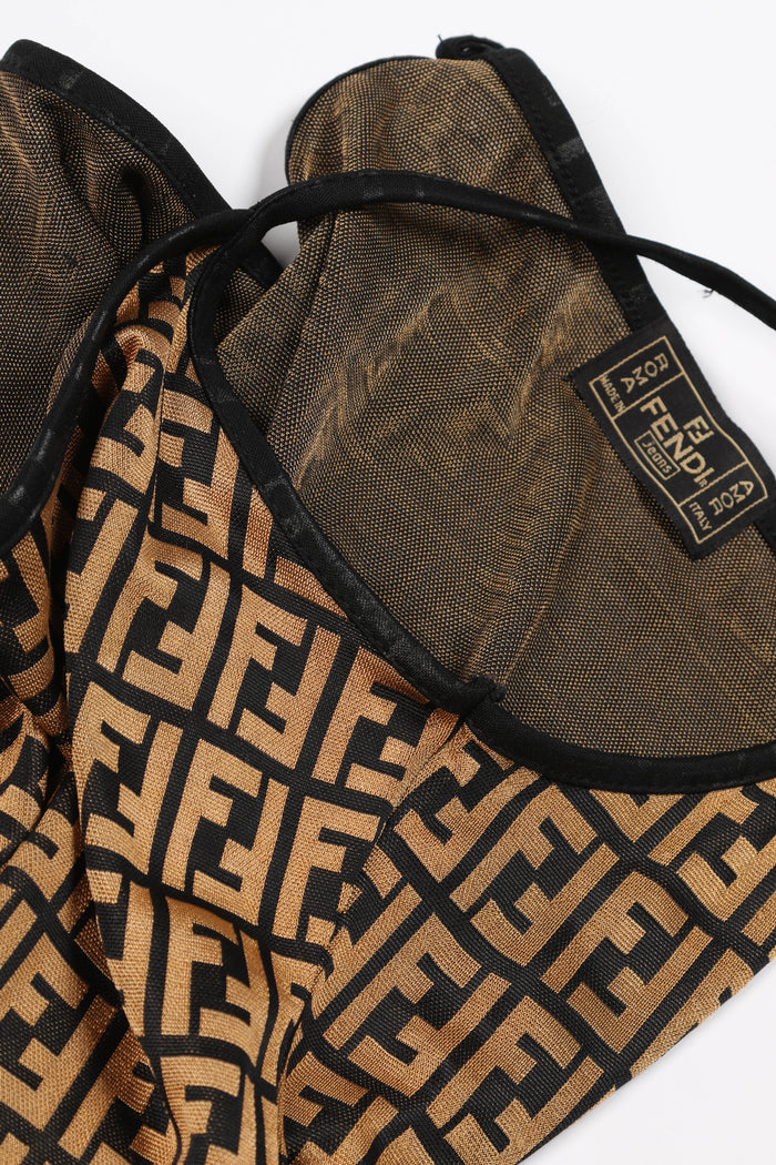 Vintage Fendi Zucca Dress