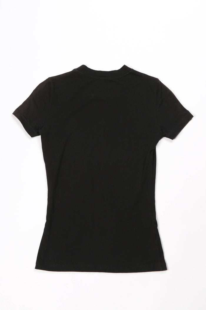 2000s Christian Dior Denim "Dior" Black T-shirt FR 36 (UK 8)