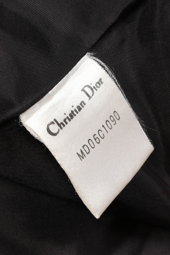 Vintage Christian Dior Yellow Houndstooth Coat