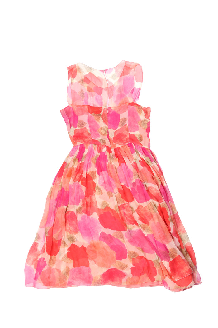 Vintage Chanel Floral Silk Dress and Top Set FR 38 (UK10)