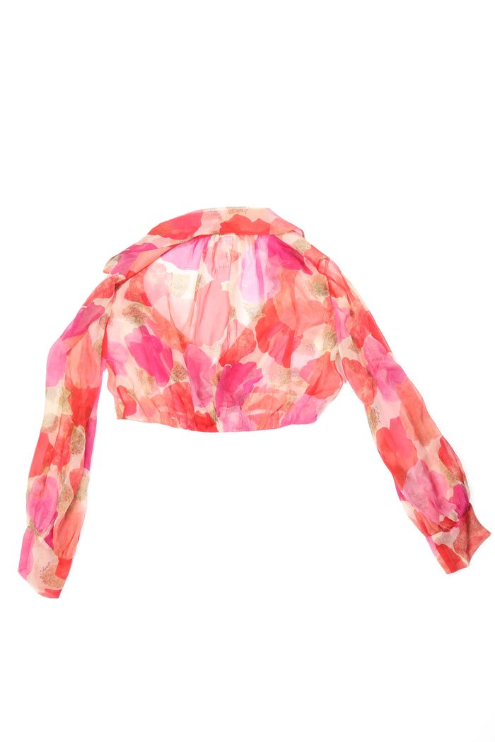 Vintage Chanel Floral Silk Dress and Top Set FR 38 (UK10)