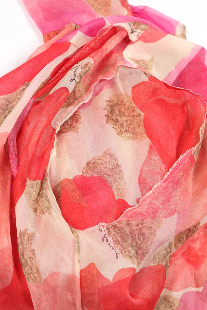 Vintage Chanel Floral Silk Dress and Top Set FR 38 (UK10)