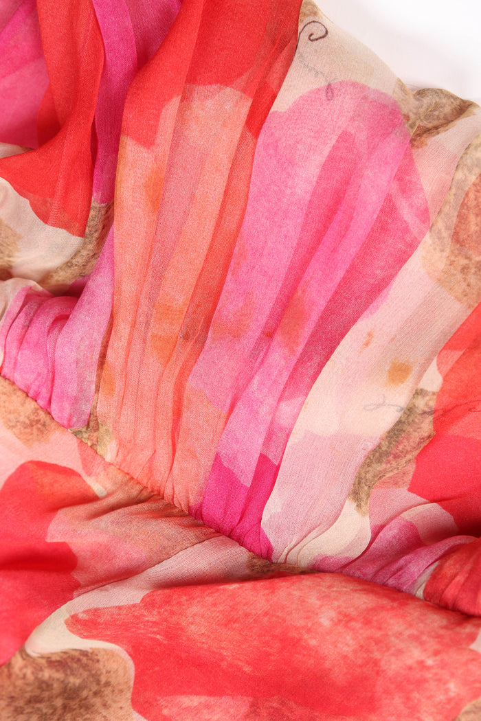 Vintage Chanel Floral Silk Dress and Top Set FR 38 (UK10)
