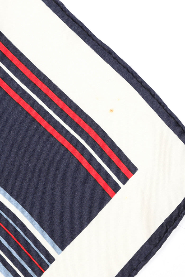 Vintage Yves Saint Laurent Silk Striped Scarf