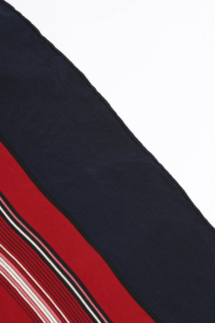 Vintage Yves Saint Laurent Silk Striped Scarf