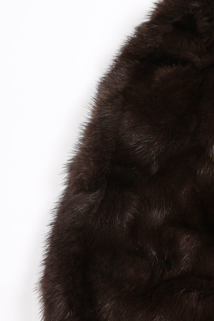 Vintage Brown Mink Fur Coat