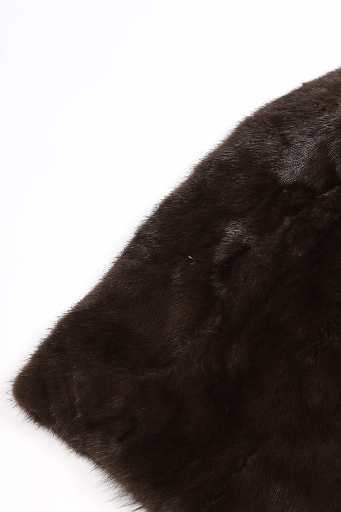 Vintage Brown Mink Fur Coat