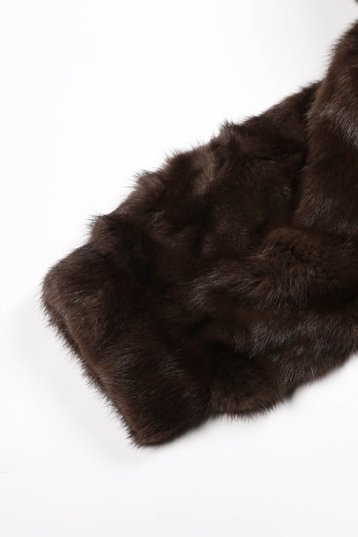 Vintage Brown Mink Fur Coat