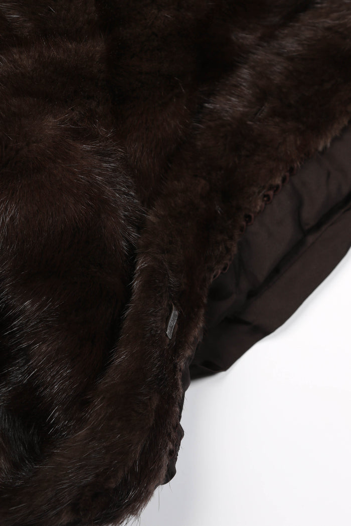 Vintage Brown Mink Fur Coat