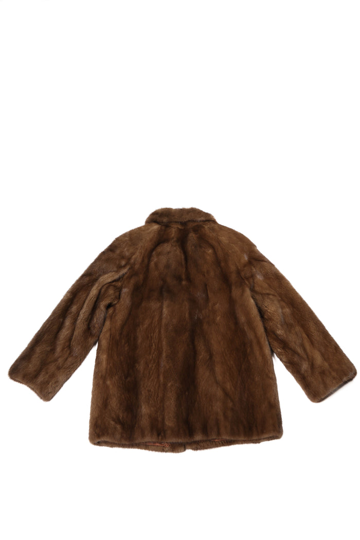 Vintage Brown Fur Coat
