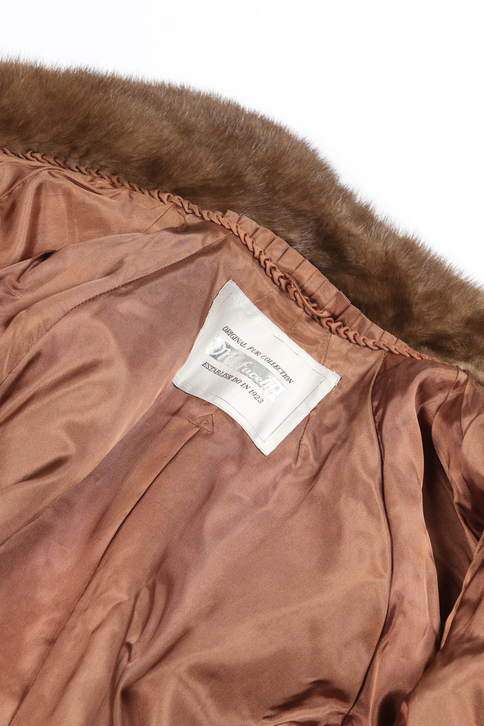 Vintage Brown Fur Coat