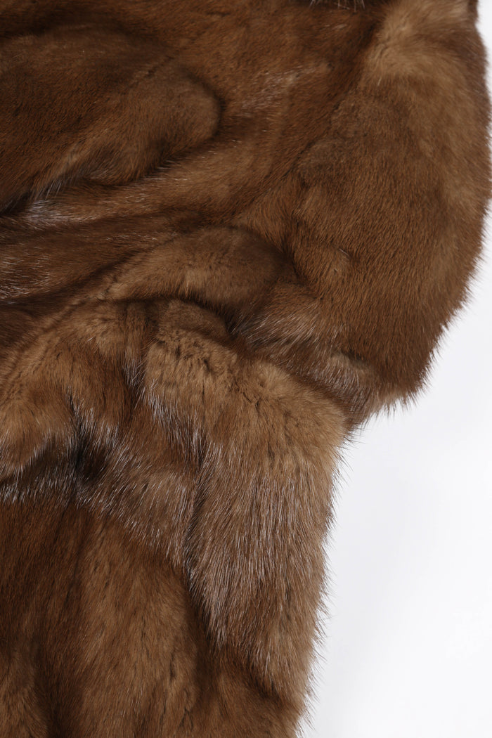Vintage Brown Fur Coat