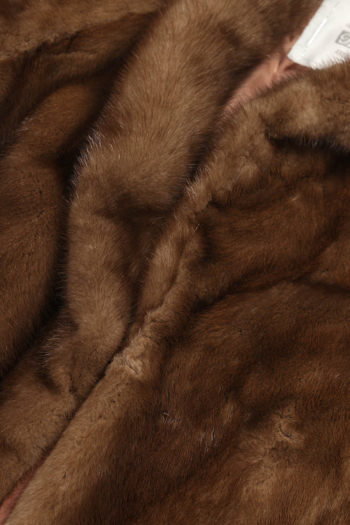 Vintage Brown Fur Coat