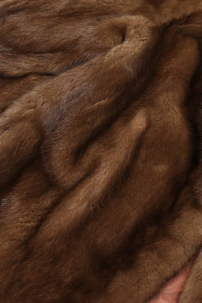 Vintage Brown Fur Coat