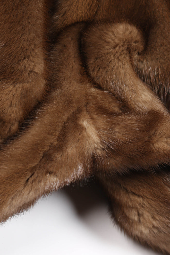 Vintage Brown Fur Coat