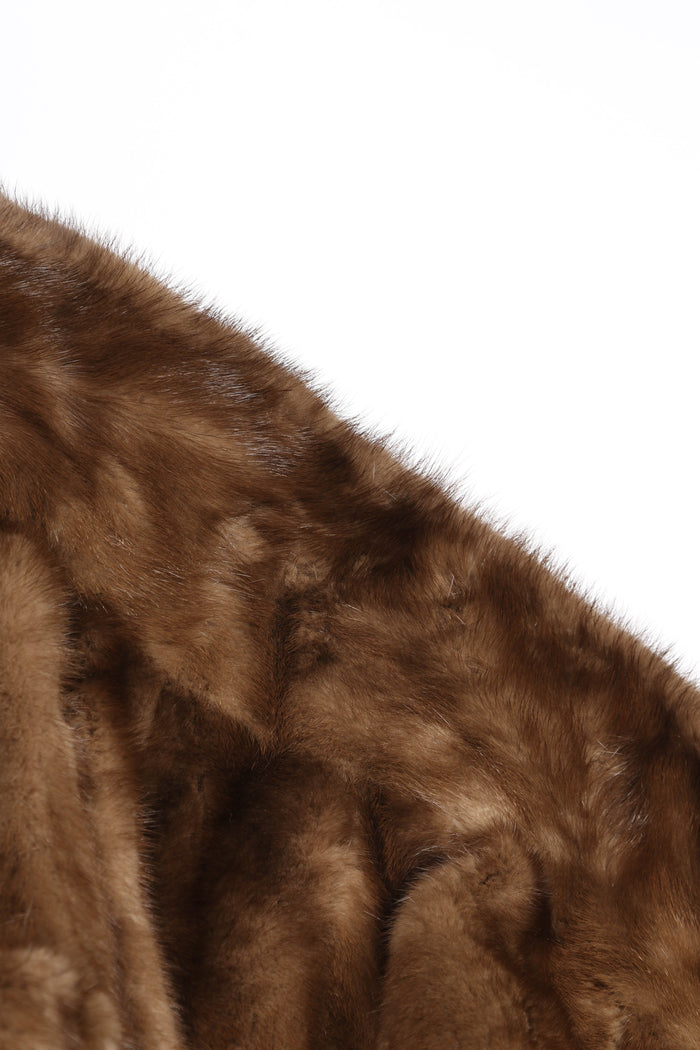 Vintage Brown Fur Coat