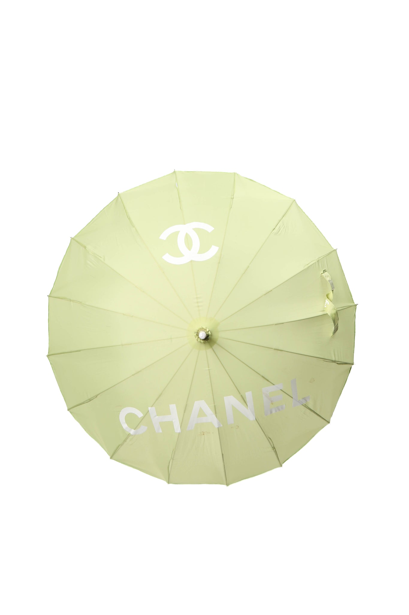 希少 CHANEL シャネル ベルト パール チューブ クリア 2000年 2000s Chanel Green CC Parasol – Break Archive