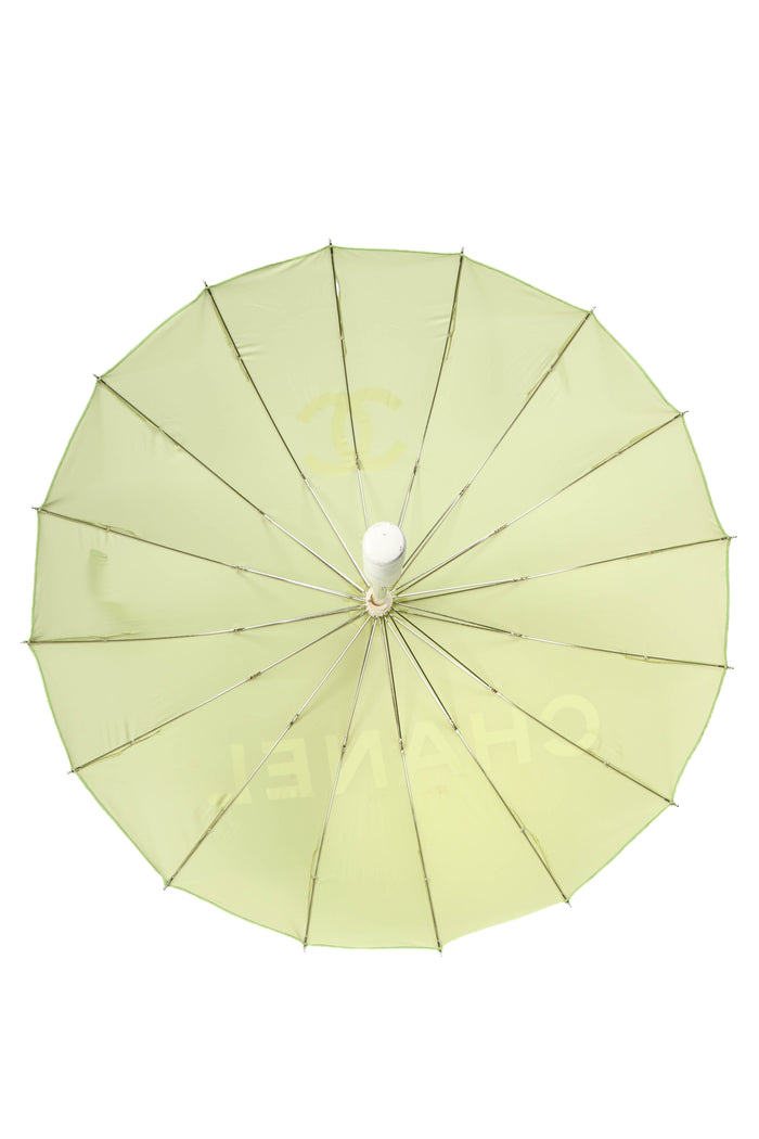 2000s Chanel Green CC Parasol