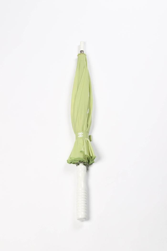 2000s Chanel Green CC Parasol