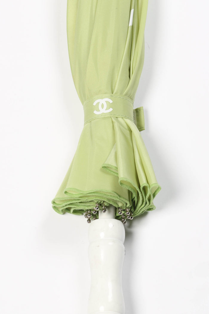 2000s Chanel Green CC Parasol