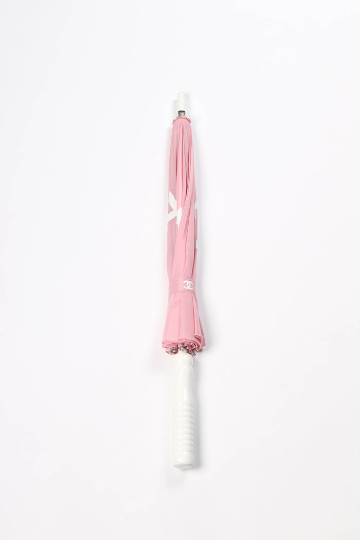 2000s Chanel Pink CC Parasol