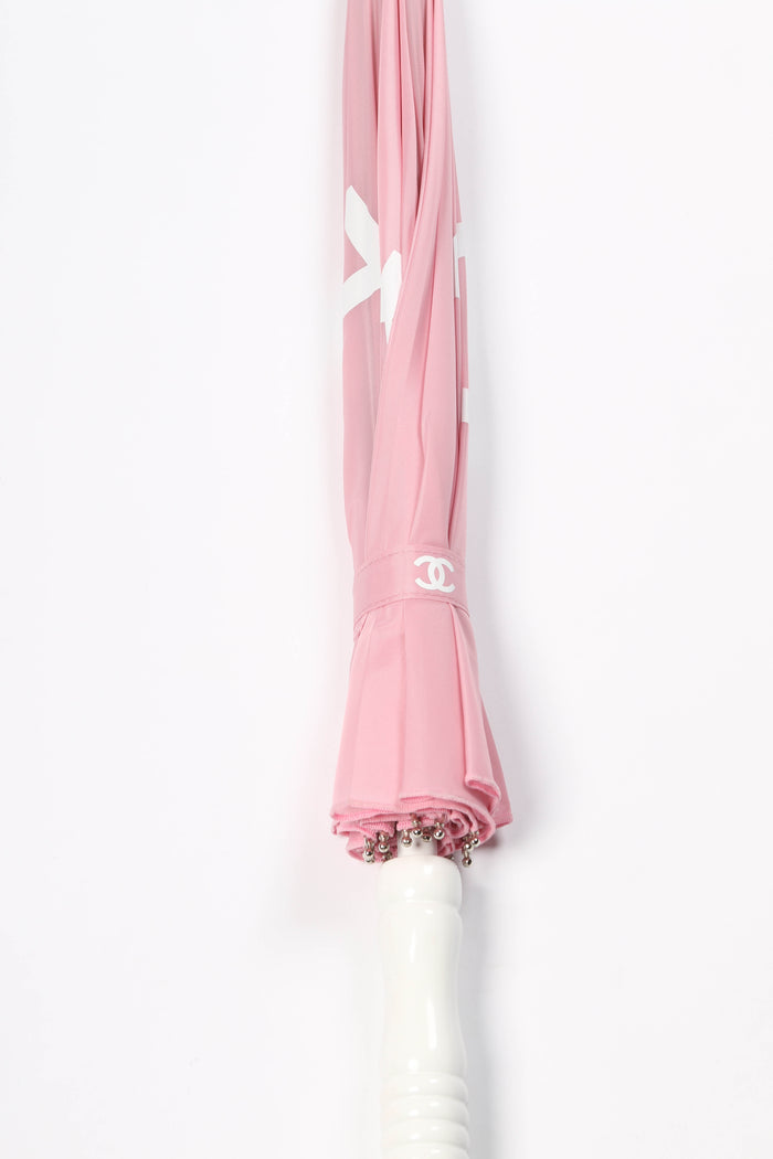 2000s Chanel Pink CC Parasol