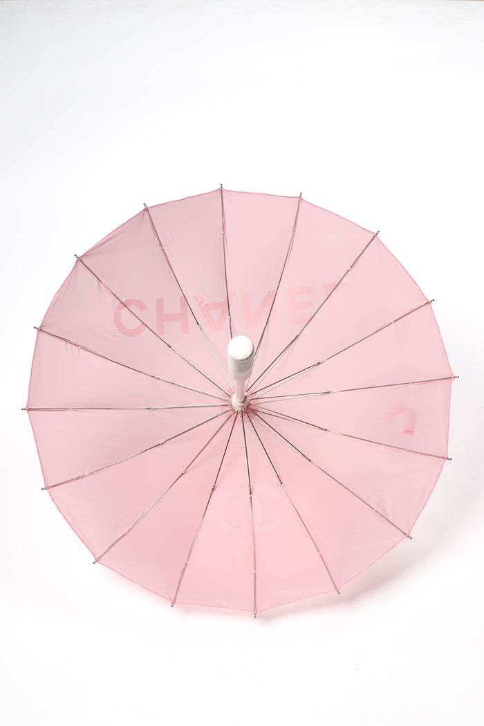 2000s Chanel Pink CC Parasol