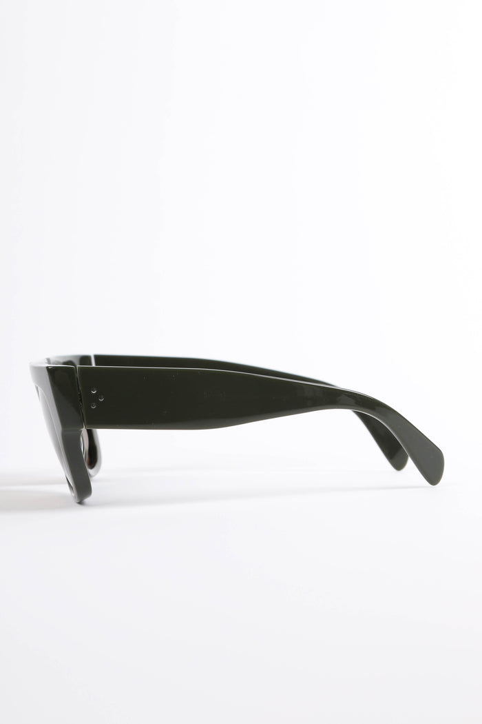 Celine Khaki Green Square Skate Sunglasses