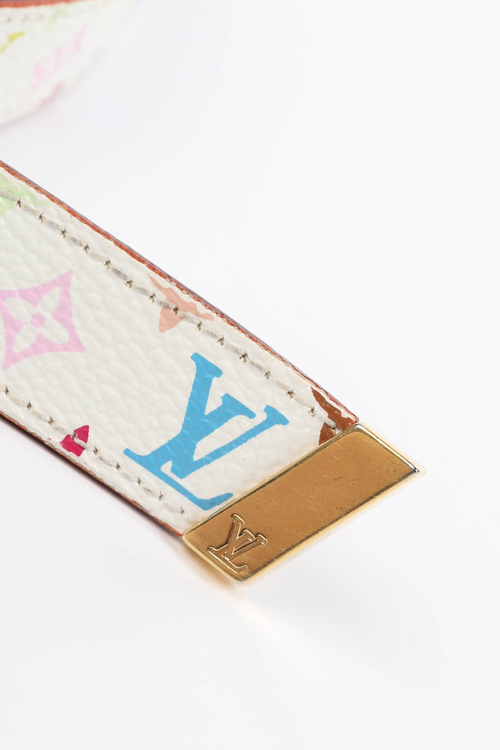 2000s Louis Vuitton x Takashi Murakami Multicolour Belt