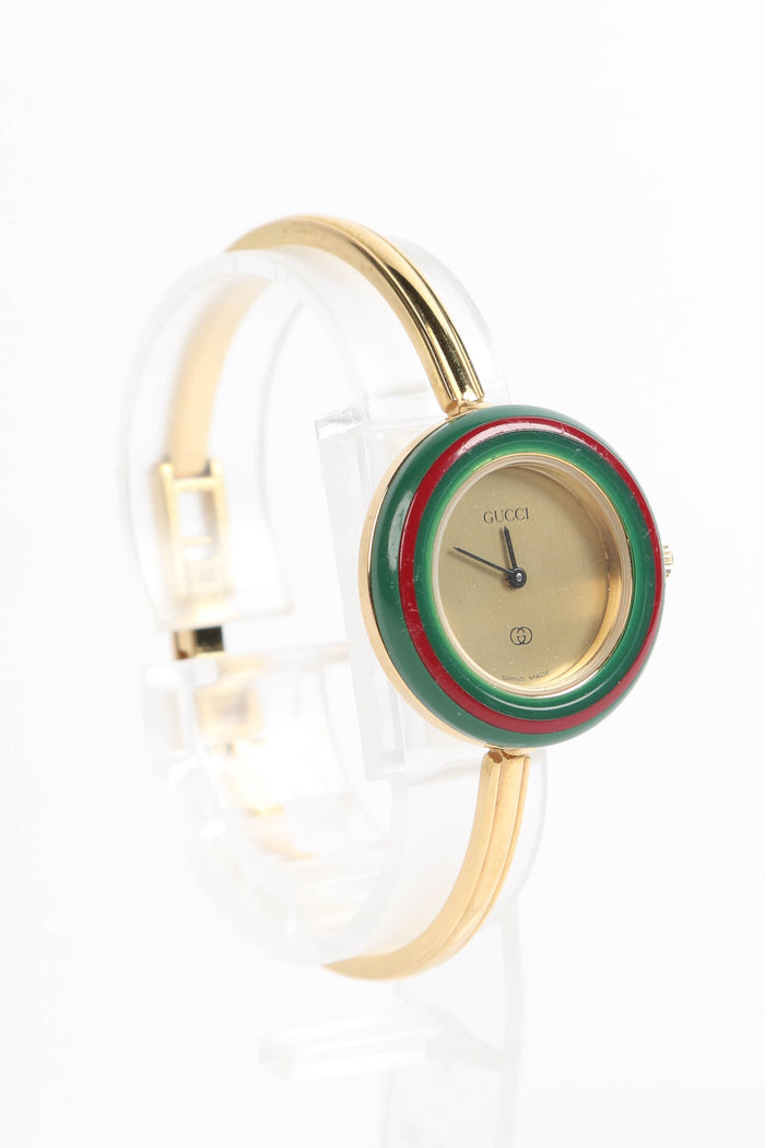 Vintage Gucci Gold Bezel Watch
