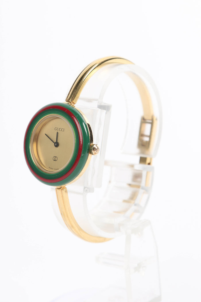 Vintage Gucci Gold Bezel Watch