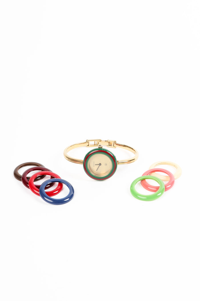 Vintage Gucci Gold Bezel Watch