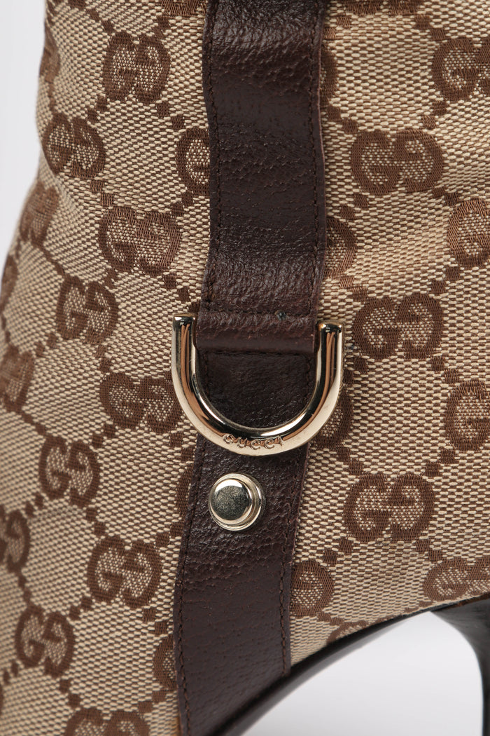 Vintage Gucci GG Classic Monogram Boots EU 36.5C (UK 3.5C)